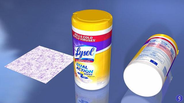 Lysol Dual Action Disinfecting Wipes, Citrus Scented, Multisurface, 75ct - Image 2