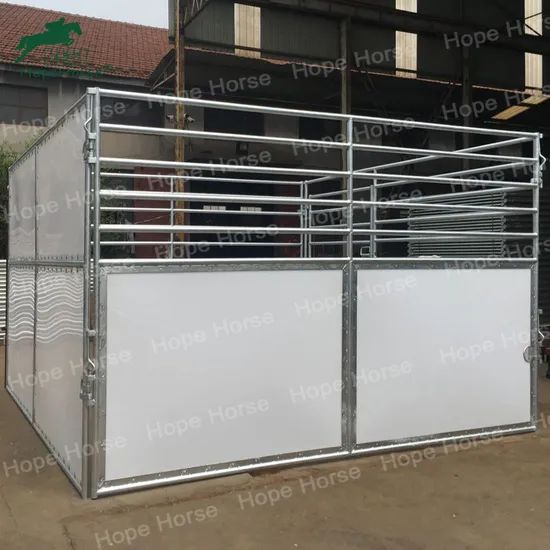 Equine Equipment Portable Horse Stall with Steel Structure Horse Stables - Image 3