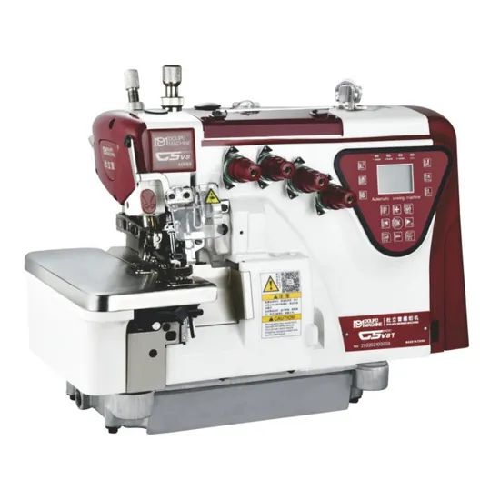 Automatic Low-Noise Stable LED Sewing Light and Small Display Panel Overlock Motor Sewing Machine - Image 2