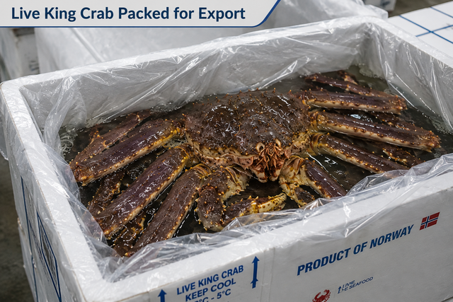 Wholesale Live King Crab | Premium Norwegian Seafood Export - Image 1