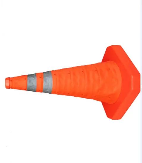 ABS Base 45cm High Collapsible Traffic Cones Base 250mm Origin China Color Orange OEM / ODM Yes Weight 0.6kg/PC Trademark - Image 2