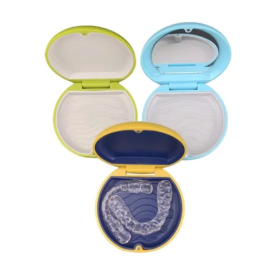 Custom Logo Dental Orthodontic Invisible Braces Storage Aligner Case Retainer Box Plastic Box for Denture Retainer - Image 2