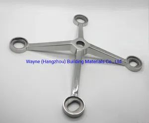 160mm Stainless Steel Glass Spider with 4 Arms; Glass Fitting Hardware, Point-Fixed Curtain Wall Hardware with High Quality and Best Price - Image 2