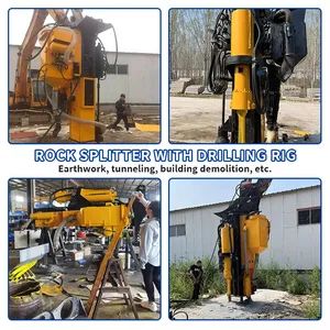 All-in-One Rock Drilling Splitting Machine Rock Splitter with Drilling ...