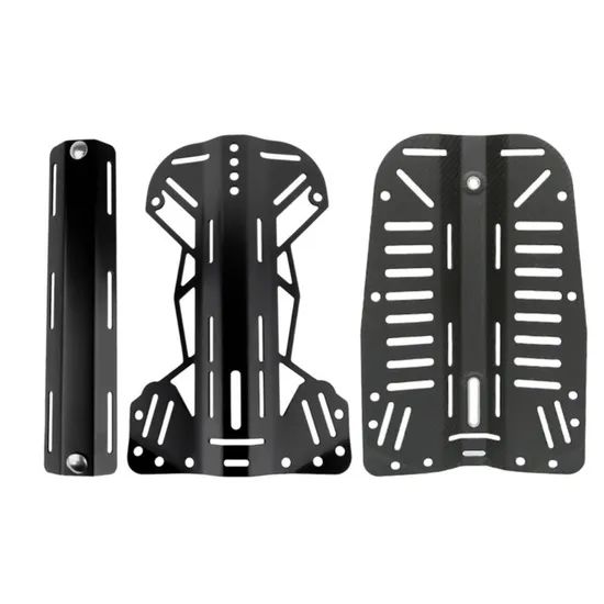 Aluminium Scuba Backplate Diving Double Single Tank Adapter Bcd Plate - Image 4