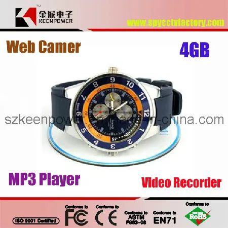 4GB Waterproof Sport Watch Style Camera Digital Voice Recorder - Image 1