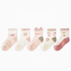 Factory Direct Wholesale Spring Summer Baby Socks-Cute Cartoon Thin Seamless Breathable Crew Infants Socks - Image 3