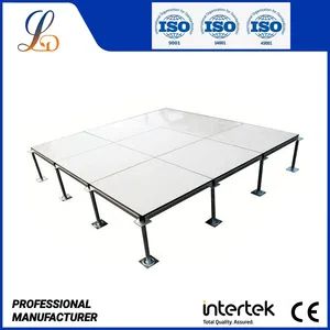 Ceramic Anti Static Access Raised Floor Steel Calcium Sulfate Substrate Base - Image 1