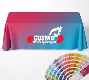 Custom Print 4FT 6FT 8FT Trade Show Fitted Table Throw MOQ 1 Piece Trademark JY Origin China Model NO. TC-013 Technics Printed - Image 3