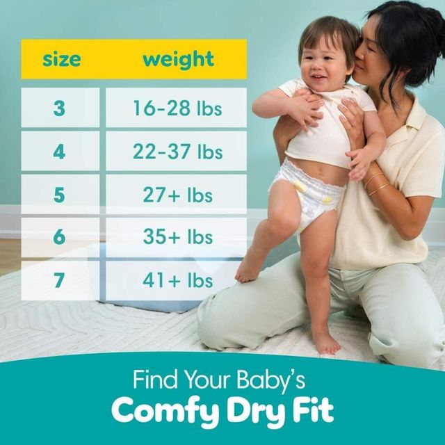 Pampers Swaddlers Diapers, Newborn (Less Than 10 Pounds), 174 Count - Image 3