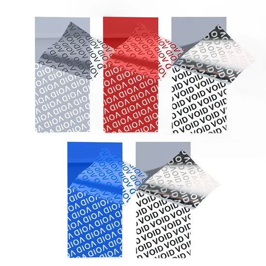 Packaging Label Sticker Void Custom Security Void Seal Sticker Tamper Evident Warranty Sticker Void If Tampered Labels - Image 1