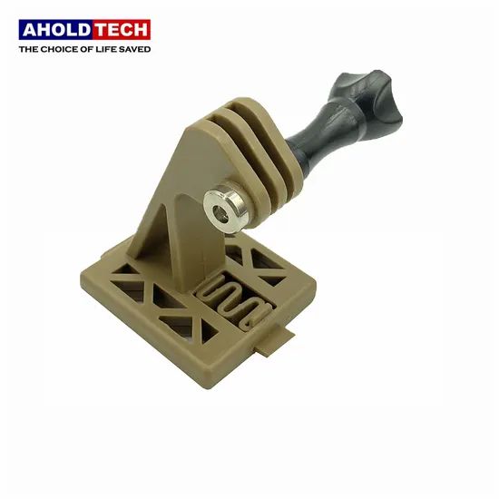 Bk Aholdtech Tactical Helmet Camera Phone Holder Helmet Bracket-Base Adapter Lightweight - Image 3