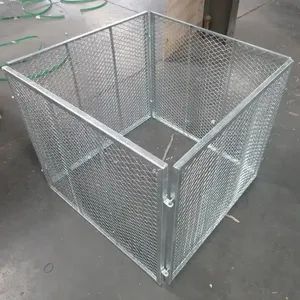 Durable Expanded Metal Mesh Backyard Compost Bin for Sustainable Garden Waste Management - Image 6