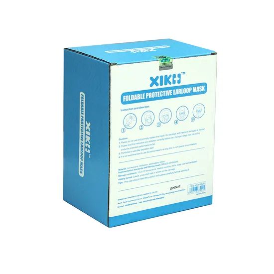Folding Type KN95 Face Mask Disposable Mask Trademark sengtor HS Code 6307900010 Transport Package Box Origin Guangdong, - Image 6