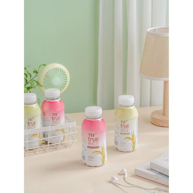 TH true RICE - Whole Grain Red Rice Drink - 300mlx24 Sugar-Free Cholesterol-free Natural Bottle Instant Beverage - Image 1