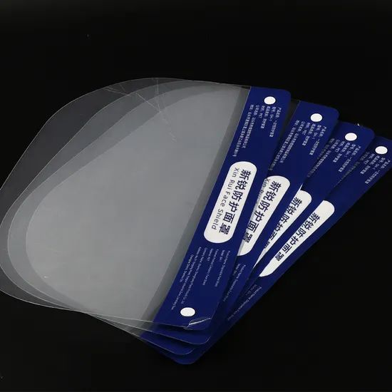 China Factory High Quality Face Shield Protective Mask Pet Material Pet Shape Dust Mask Model NO. Fc-10 Color Transparent - Image 3