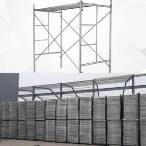 H Frame Scaffolding Galvanized Frame Layher Scaffolding Caster Wheel Construction Material - Image 3