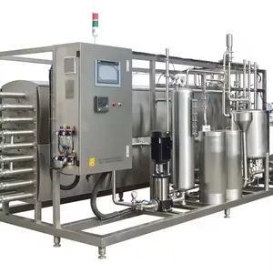 Automatic PLC Control 1000L H Milk Juice Pasteurizer Machine Dairy Processing Equipment - Image 4