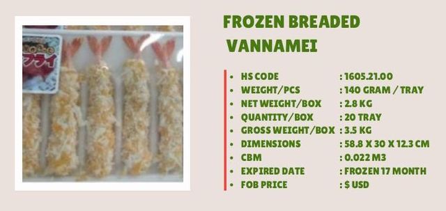 FROZEN BREADED VANNAMEI - Image 2