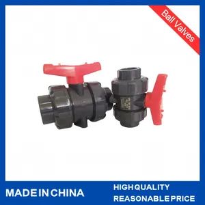 UPVC Double Control Ball Valve Socket Ball Valve Pipe Switch Valves - Image 3