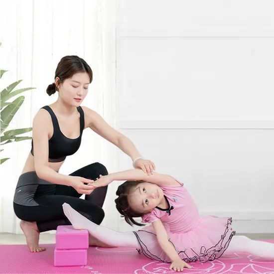 EVA Yoga Block Yoga Exercise Blocks Bricks Set Natural - Image 6