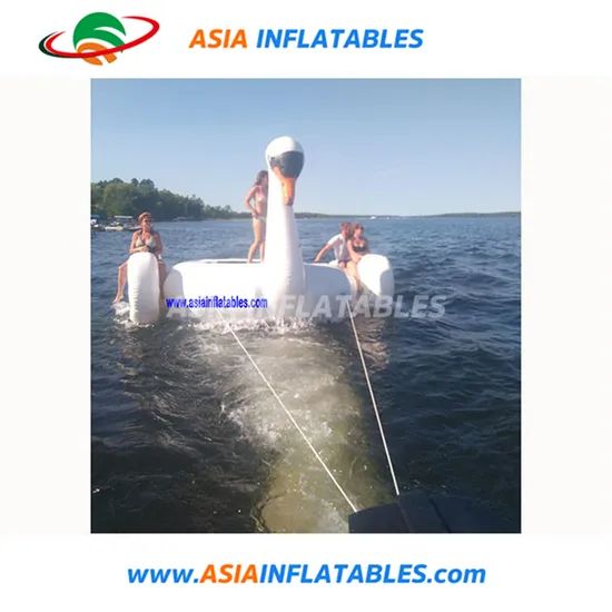 Water Towable Inflatable Sports Equipment, Giant Swan Water Trampoline - Image 4