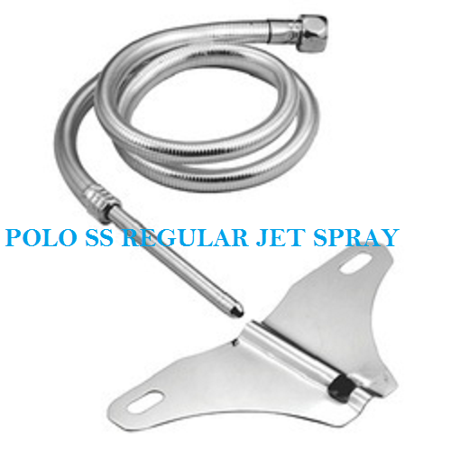 Polo SS Jet Spray Length 1 Mtr And 1.5 Mtr Material Ss Pvc And Brass, ss - Image 1