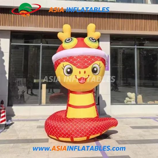 2025 New Year Snake Mascot Inflatable Decoration Inflatable Cartoon Snake - Image 2