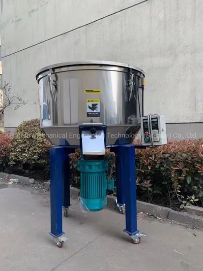 300kg Capacity Color Mixer for Plastic Pellets Mixing with Baster Batches - Image 6