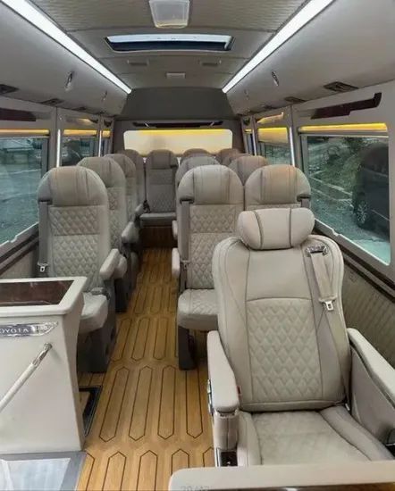 Large Space Used Luxury Toyota Coaster 15 Seat Long-Distance Luxury Bus - Image 5