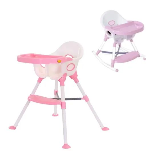 Multi-Functional Kids Dining Chair / Portable and Easy Foldable Baby Rocking Feeding Chair - Image 4