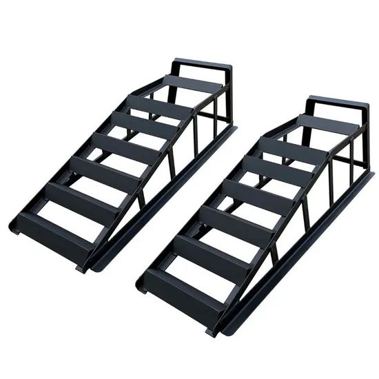Heavy Duty Hydraulic Steel Car Lift Service Ramps - Image 6