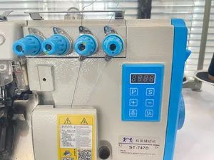 Overlock Motor Auto Sewing Machine 4Th Thread Double Needles Thin Material 1Y - Image 2