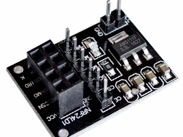 Rndmfg 3.3V Adapter Board For 24L01 Wireless Module Brand Rndmfg Model No 24L01 IP Rating IP54 Frequency 25 Hz Packaging Type - Image 1