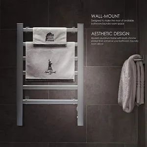 Wall Mounted Space Aluminium Extrusion Bathroom Towel Racks - Image 2