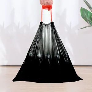 Trash Drawstring Compostable Plastic Garbage Bag with Household - Image 1