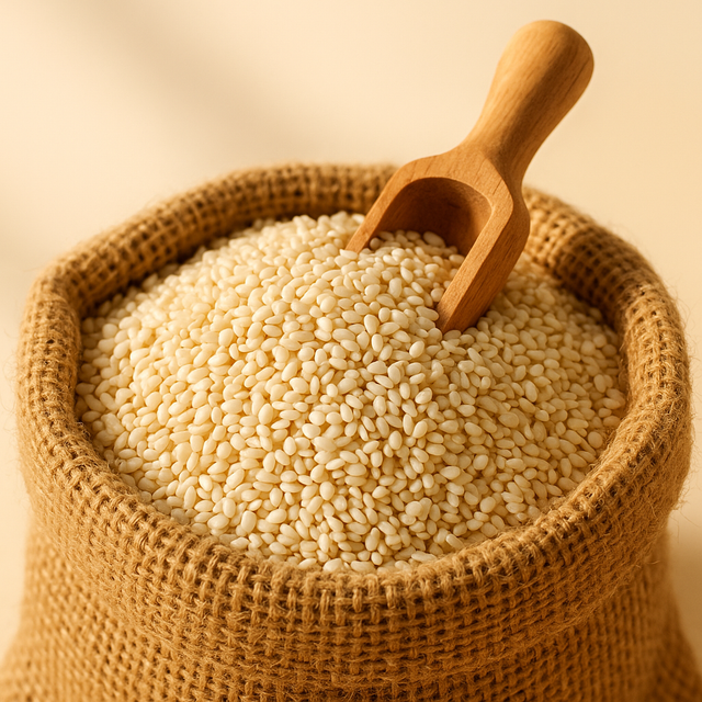 Natural White Sesame Seeds 99% Purity - Tanzania - Image 1