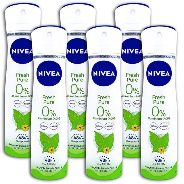 NIVEA Deodorant Spray Fresh Natural without Aluminium 150ml Form Spray Weight (kg) 0.15 Aluminum Free Yes Place of Origin Germany - Image 4