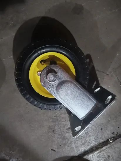 6 Inch Castor Fixed Pneumatic Caster Industrial Casters Castor Wheel Rotating Heavy Duty Caster Wheels - Image 2