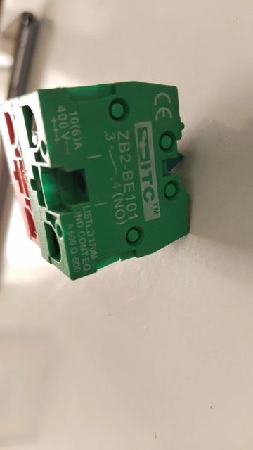 Plastic No Nc Element, 1 Pole Color red Voltage 110 V Material Plastic Number of Poles 1 Pole Vibration Resistance Yes Country of Origin Made in - Image 3