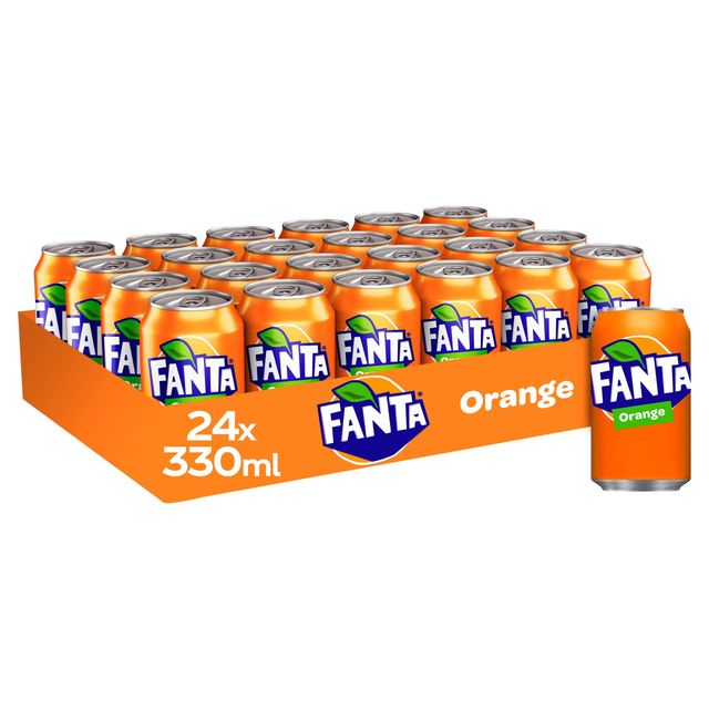 Fanta Orange Can 330ml - Image 6