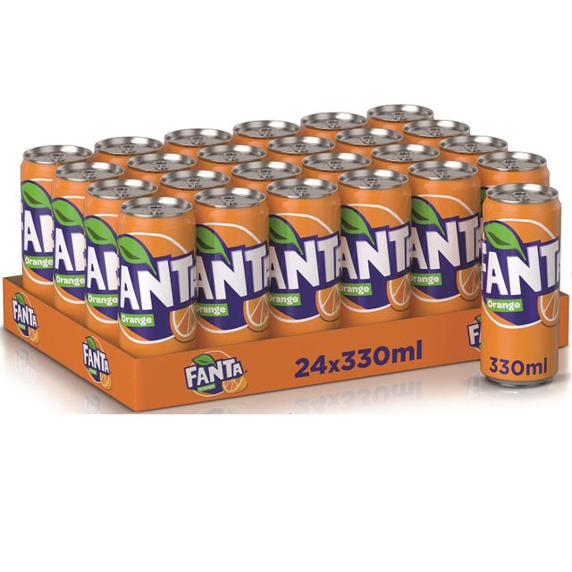 Fanta Orange Can 330ml - Image 5