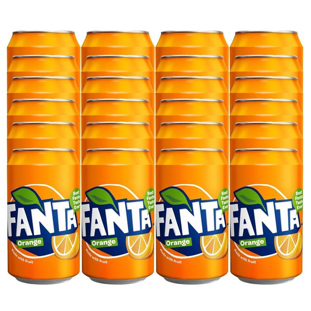 Fanta Orange Can 330ml - Image 4