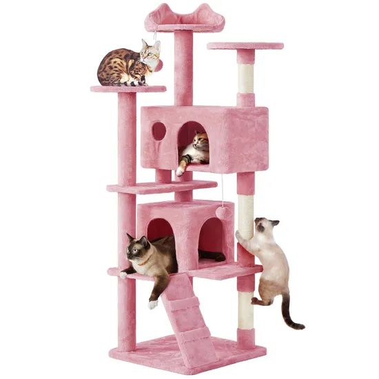 Factory Direct Sales Designer Big Scratcher Tower Cat Tree House - Image 2