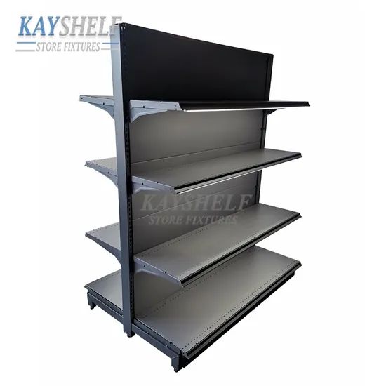 Double Side Convenience Store Fixture Display Shelf Racks Gondola Shelving - Image 3