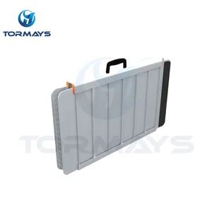Aluminum Adjustable Ramp Wheelchair Ramp for Doorways Width 72cm Height 5cm Length 91cm Origin China Foldable Foldable Material Aluminum - Image 5