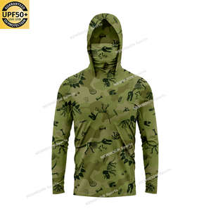 Performance Fishing Wear Fishing Apparel UV Protection Breathable Camouflage Hunting Fishing Shirts With Ventilation Holes - Image 5