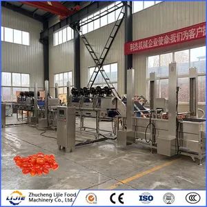 Fruit and Vegetable Processing Fresh Tomato Bubble Cleaning Washing Machine - Image 4