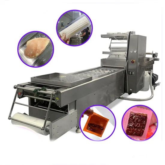 Factory Price Fish Seafood Sausage Cheese Stick Meat Vacuum Thermoforming Packing Machine - Image 3