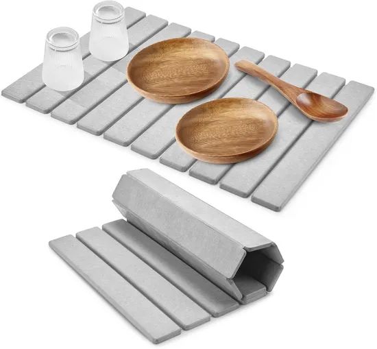Large Stone Dish Drying Mats for Kitchen Counter - Image 1